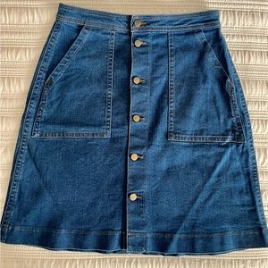 Worn once~ American Apparel, High waist denim skirt